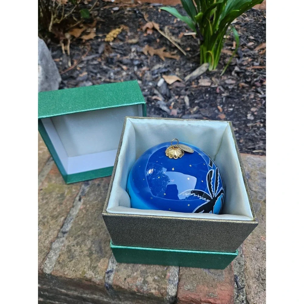 Pier 1 Imports 2015 Li Bien Nativity Scene Blown Glass Christmas Ornament